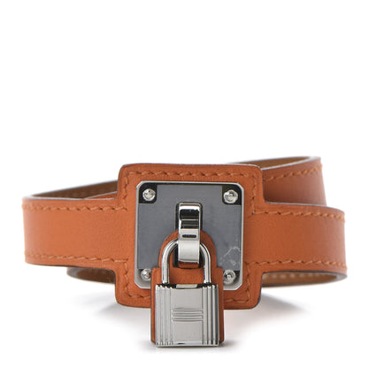 Hermes Swift O'Kelly Double Tour Bracelet T2 Orange 1 of 6