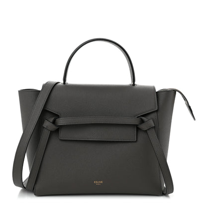 Celine Grained Calfskin Micro Belt Bag Grey 1 of 11