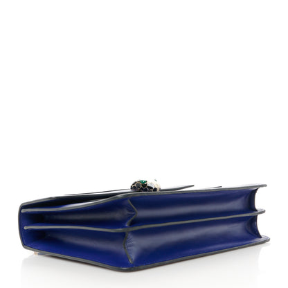 Bulgari Calfskin Large Serpenti Forever Top Handle Blue 5 of 13