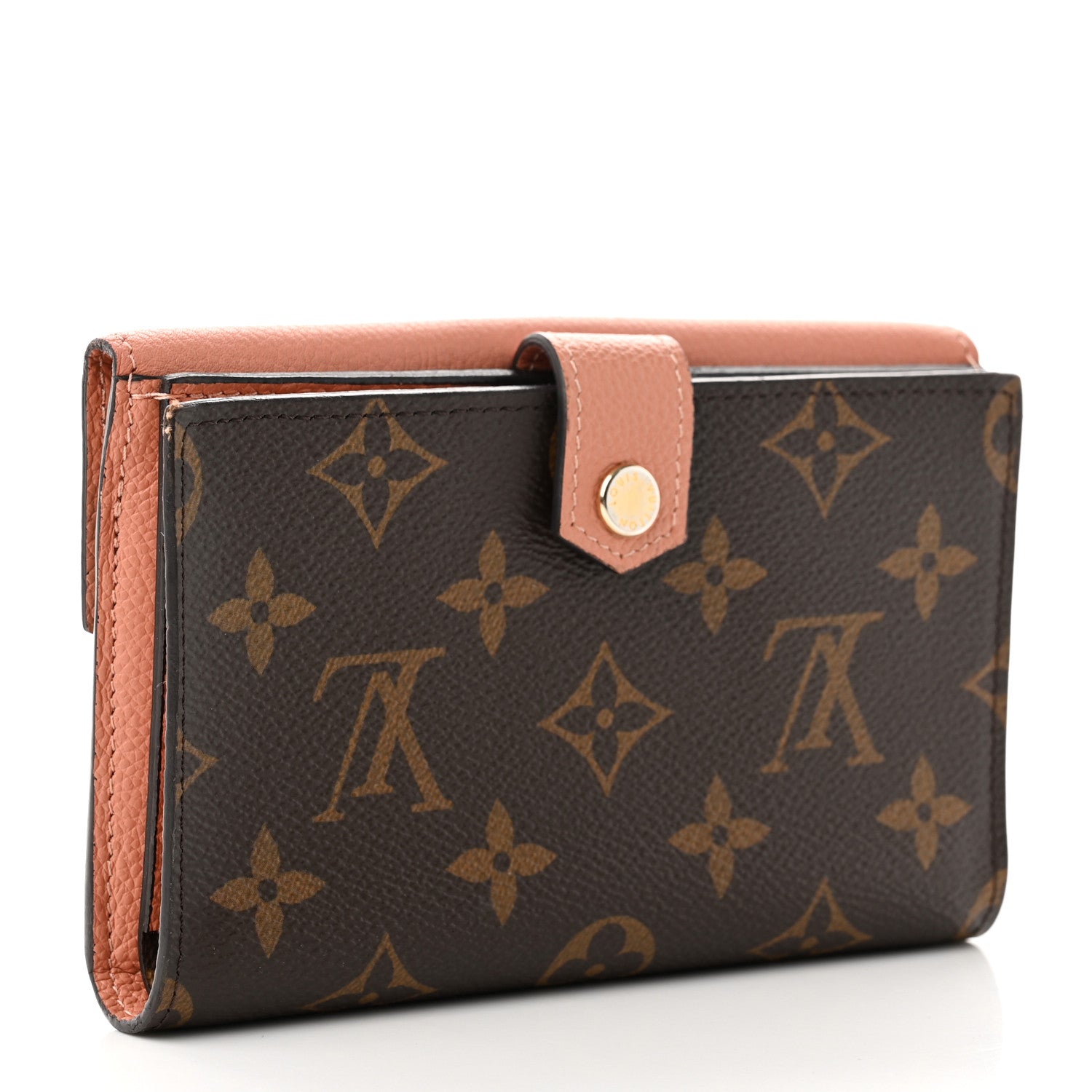 Louis Vuitton Monogram Pallas Compact Wallet Peach 3 of 6