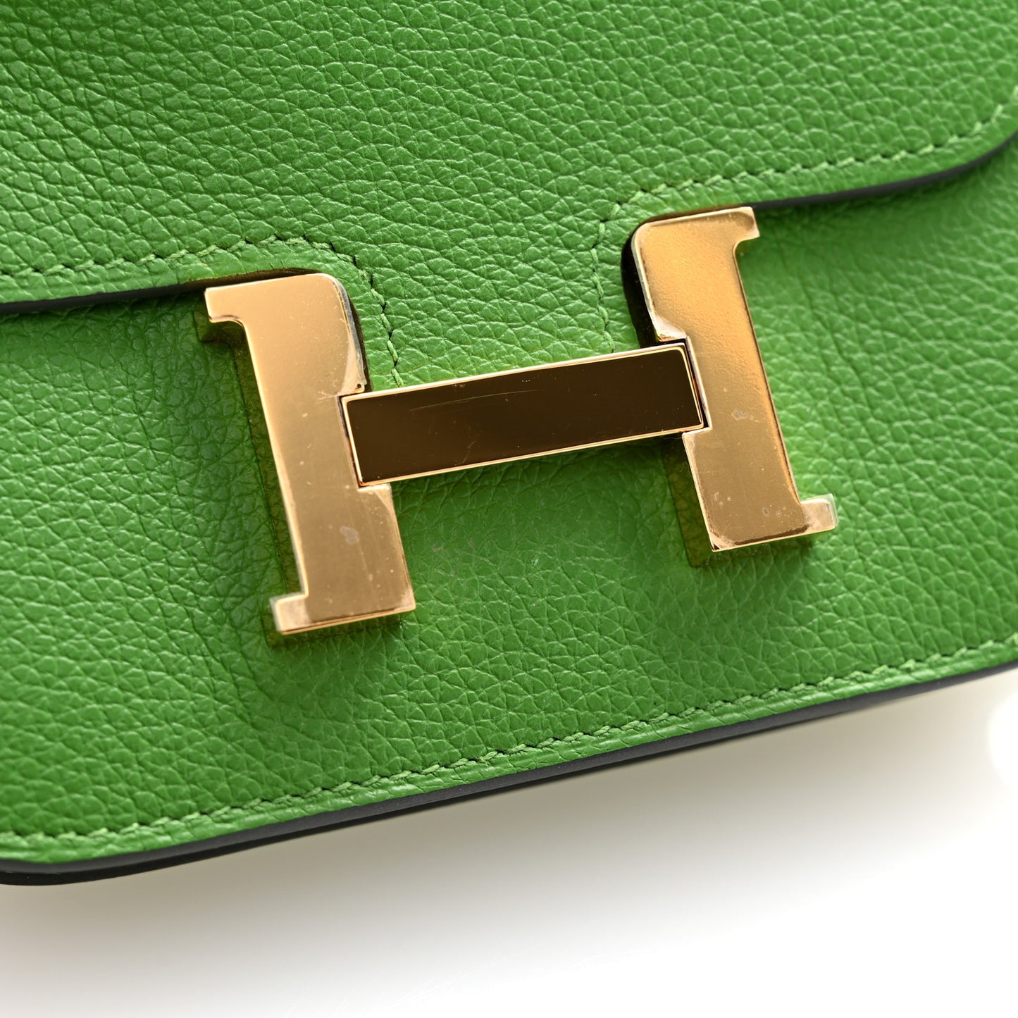 Evercolor Bi-Color Constance Slim Wallet Vert Yucca Mauve Pale