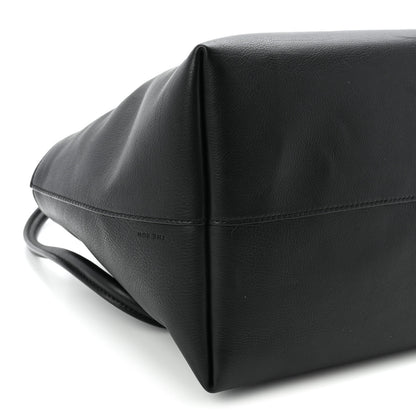 The Row Grained Calfskin Terrasse Bag Black 8 of 9