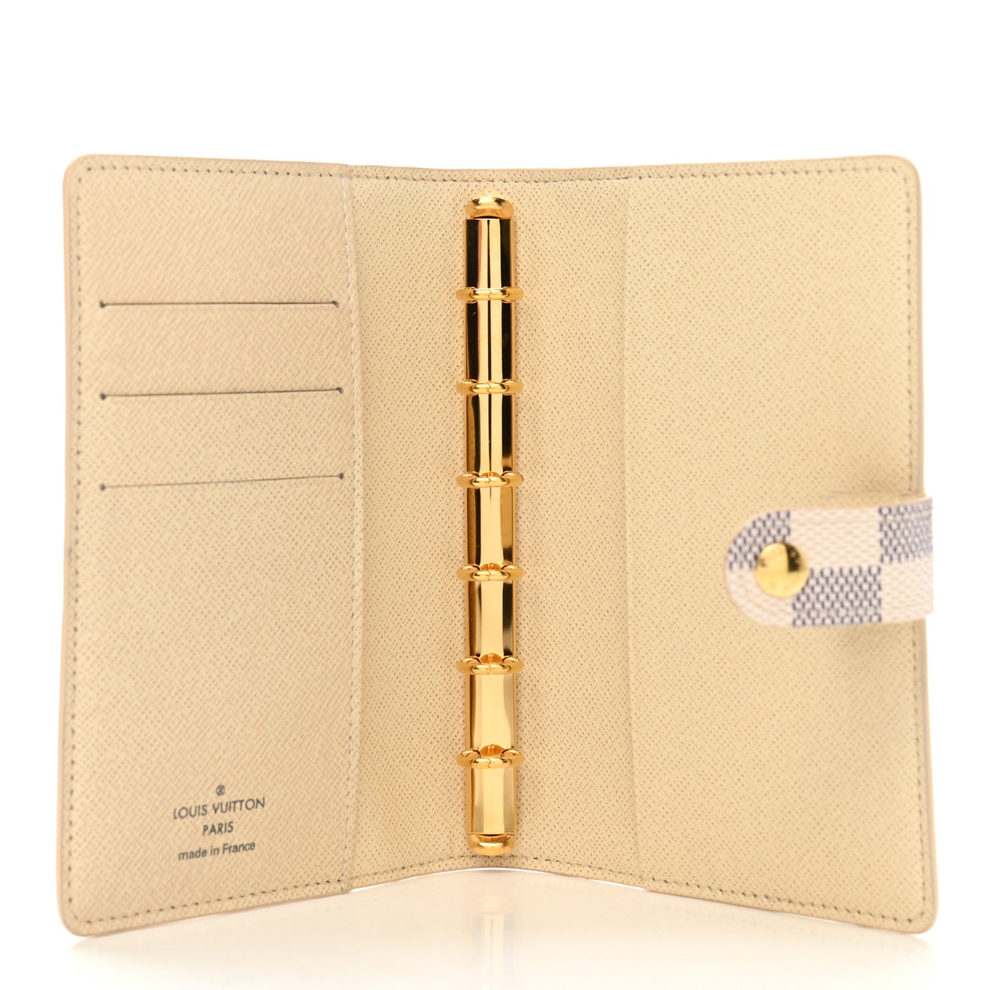 Damier Azur Small Ring Agenda Cover