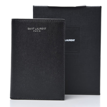 Saint Laurent Grain De Poudre Credit Card Wallet Black 7 of 7
