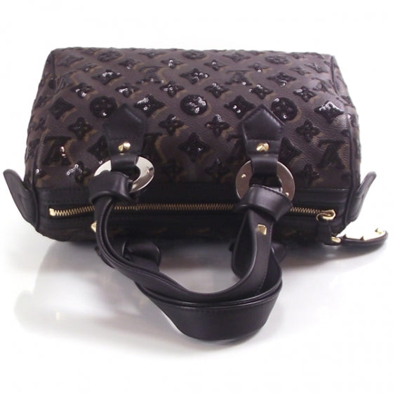 Monogram Sequins Eclipse Speedy 28 Black