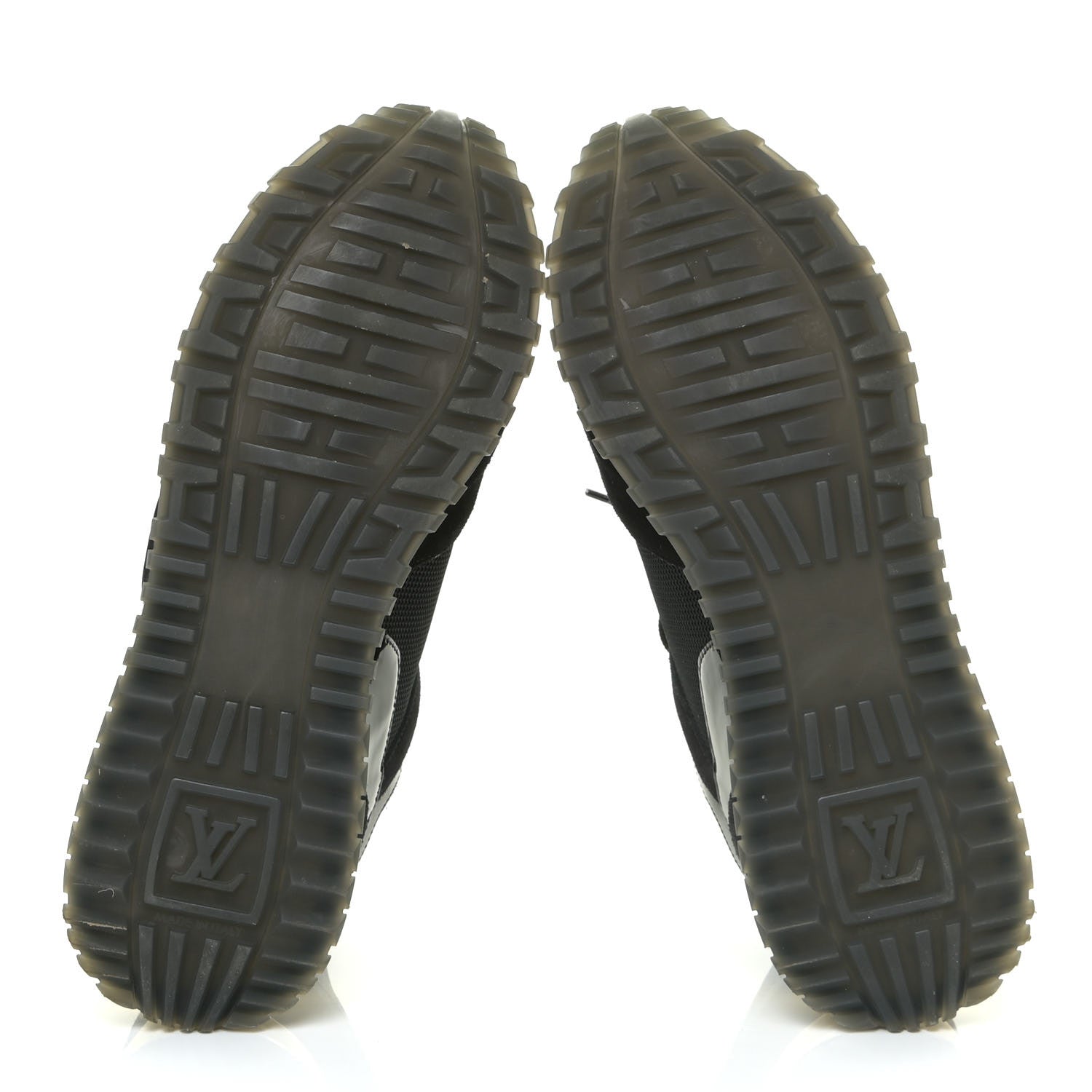 Louis Vuitton Suede Monogram Run Away Sneakers 38 Black 6 of 12