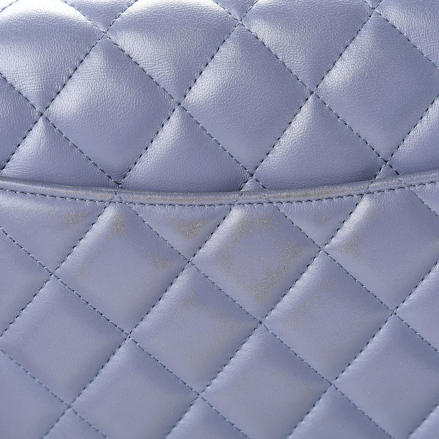 Chanel Lambskin Quilted Jumbo Double Flap Light Purple 15 of 18