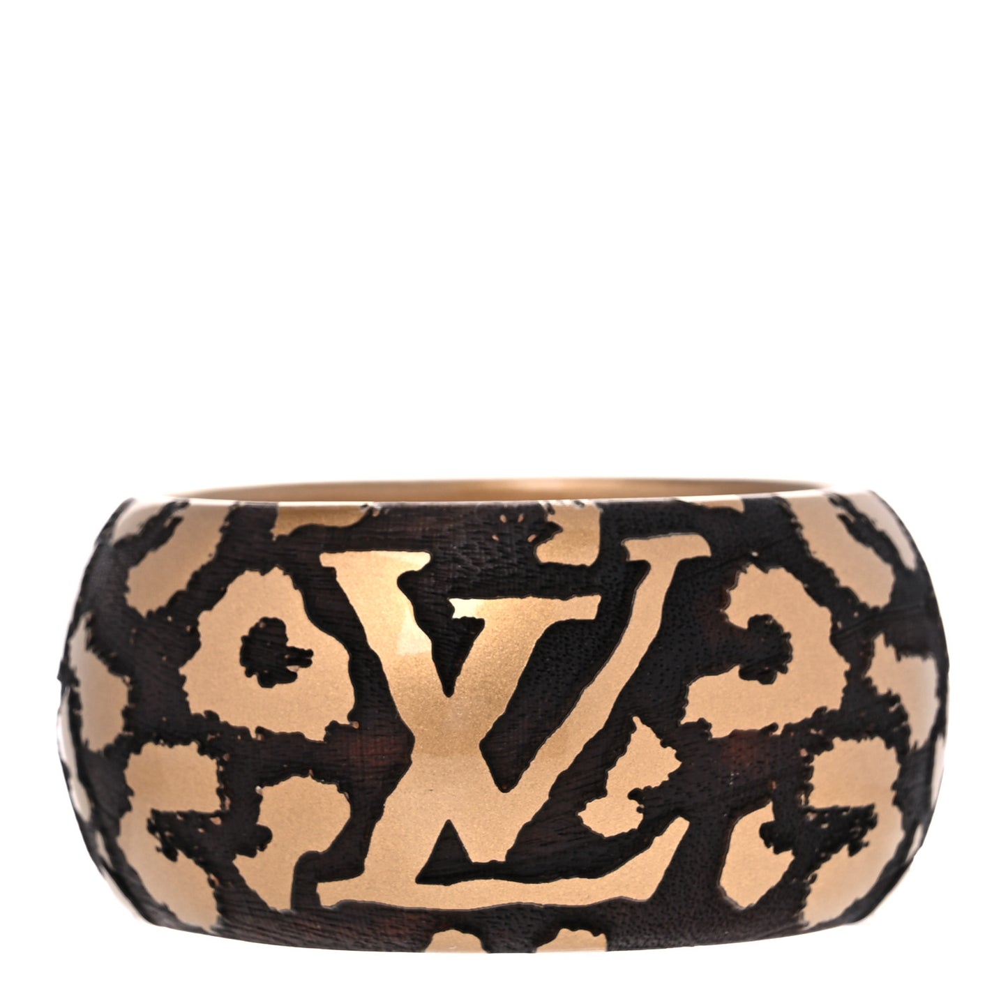 Leomonogram Wide Bracelet Gold