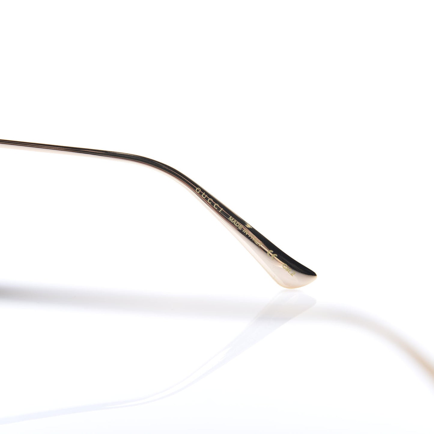 Metal Oversized Round Frame GG0225S Sunglasses Gold