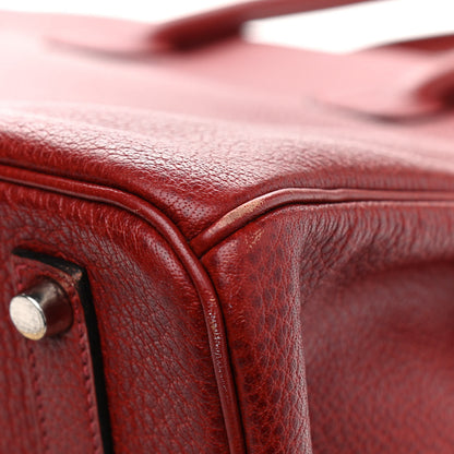 Hermes Buffle Skipper Birkin 35 Rouge H 11 of 21