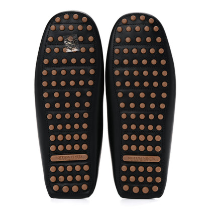 Bottega Veneta Nappa Intrecciato Driver Loafers 41 Black 5 of 11