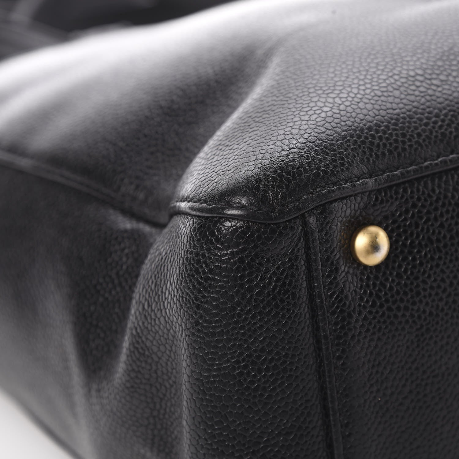 Chanel Caviar CC Tote Black 9 of 20
