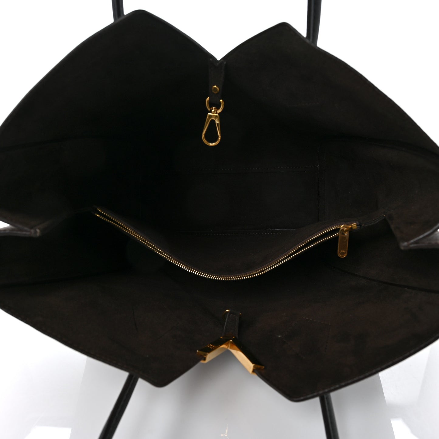 Calfskin Monogram Kimono Tote Black