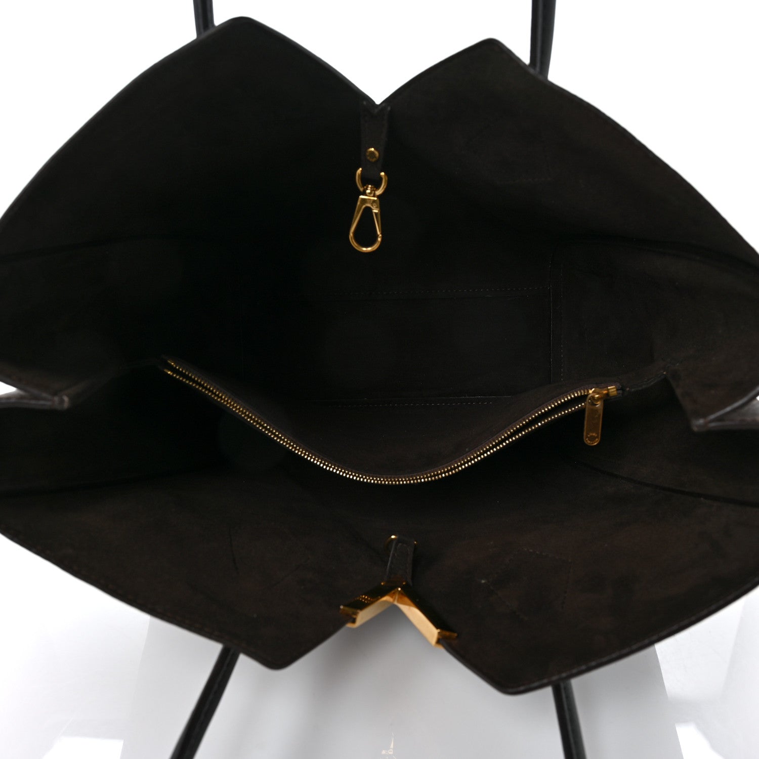Louis Vuitton Calfskin Monogram Kimono Tote Black 5 of 9