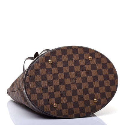 Louis Vuitton Damier Ebene Marais Bucket 27 5 of 13
