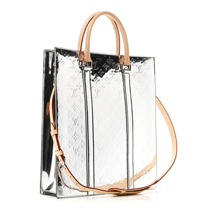Louis Vuitton Monogram Mirror Sac Plat NM Silver 3 of 9