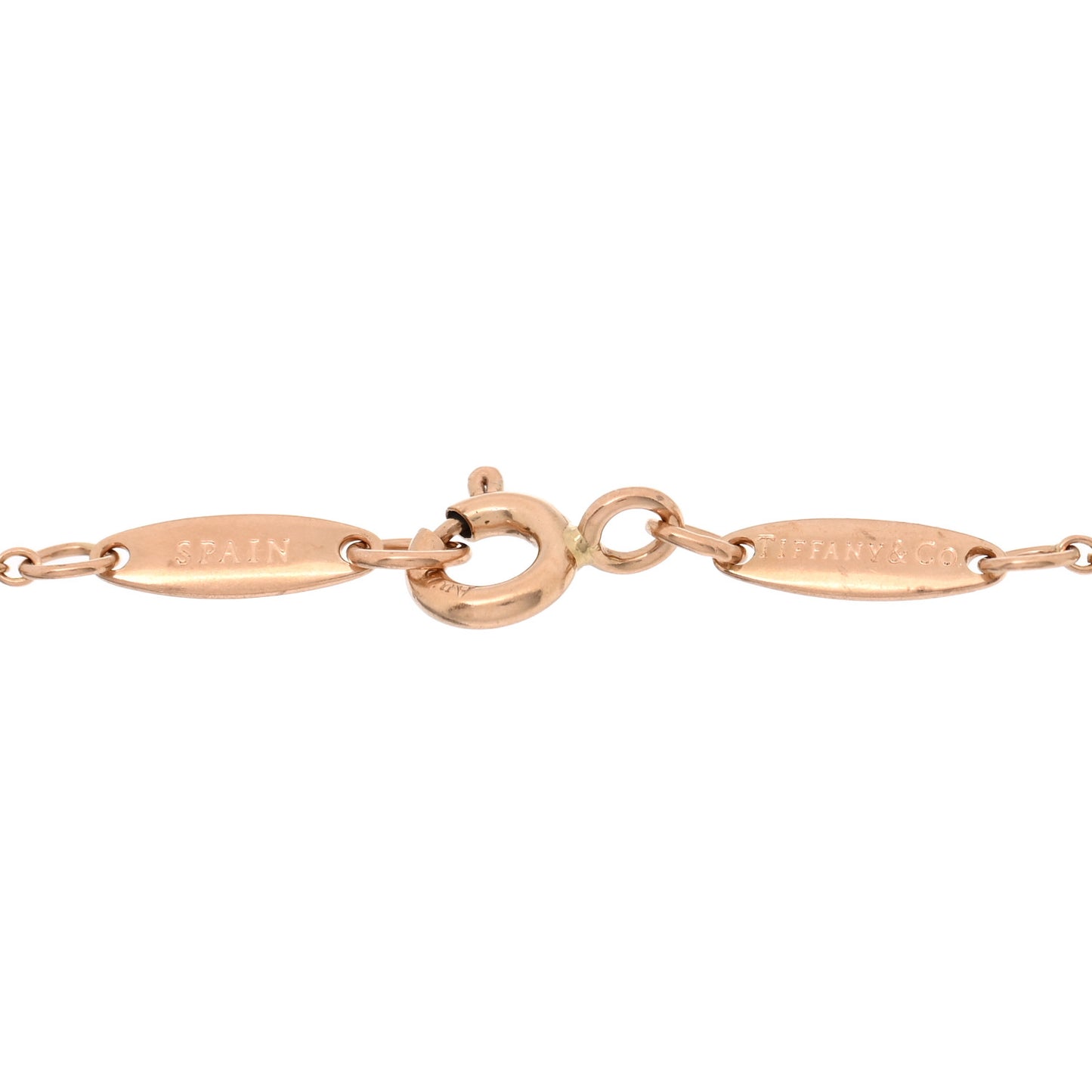 18K Rose Gold Diamond .10ct Elsa Peretti Diamonds by the Yard Bracelet