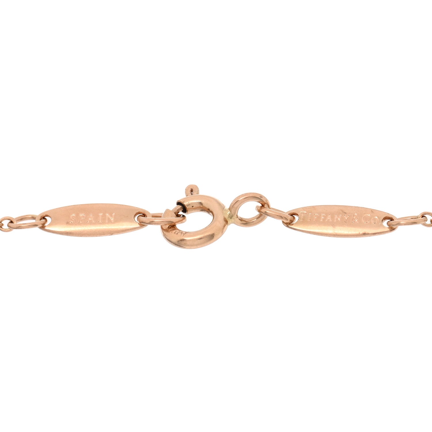 Tiffany 18K Rose Gold Diamond .10ct Elsa Peretti Diamonds by the Yard Bracelet 3 of 3