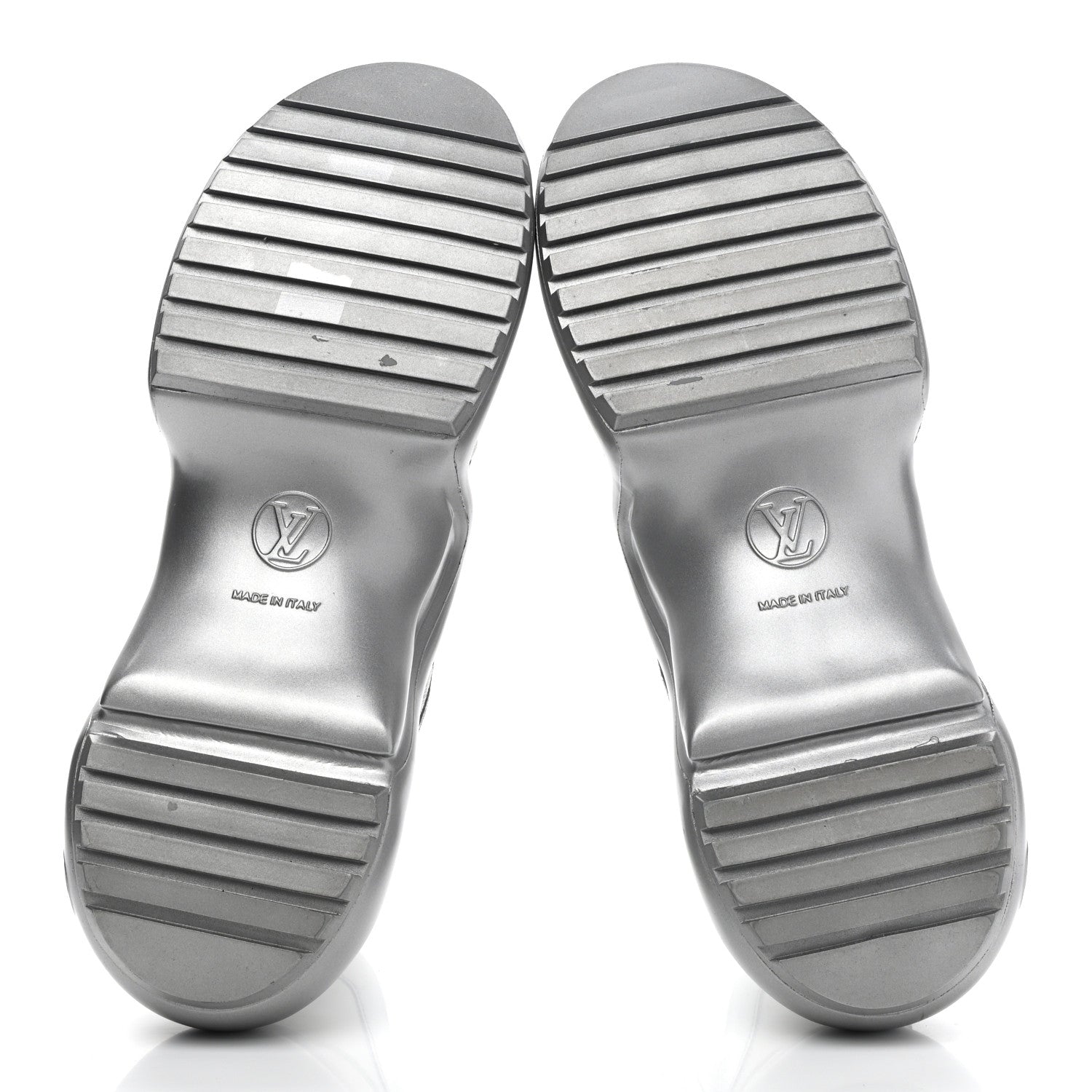 Louis Vuitton Metallic Calfskin Technical Nylon LV Archlight Sneakers 39 White Silver 5 of 8