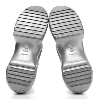 Louis Vuitton Metallic Calfskin Technical Nylon LV Archlight Sneakers 39 White Silver 5 of 8