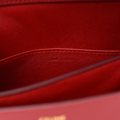 Celine Box Calfskin Teen Classic Box Flap Bag Red 7 of 14