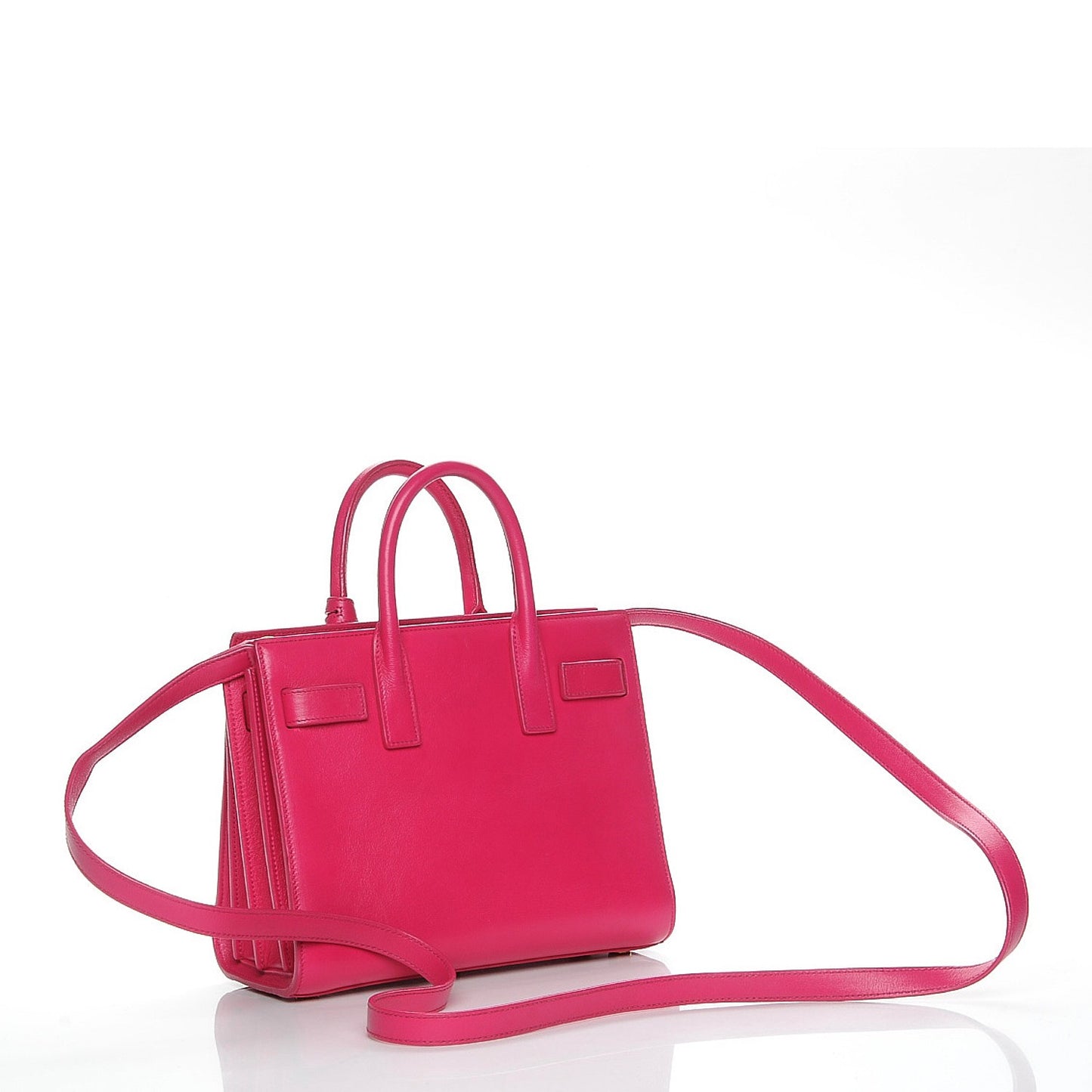 Calfskin Nano Sac De Jour Lipstick Fuchsia