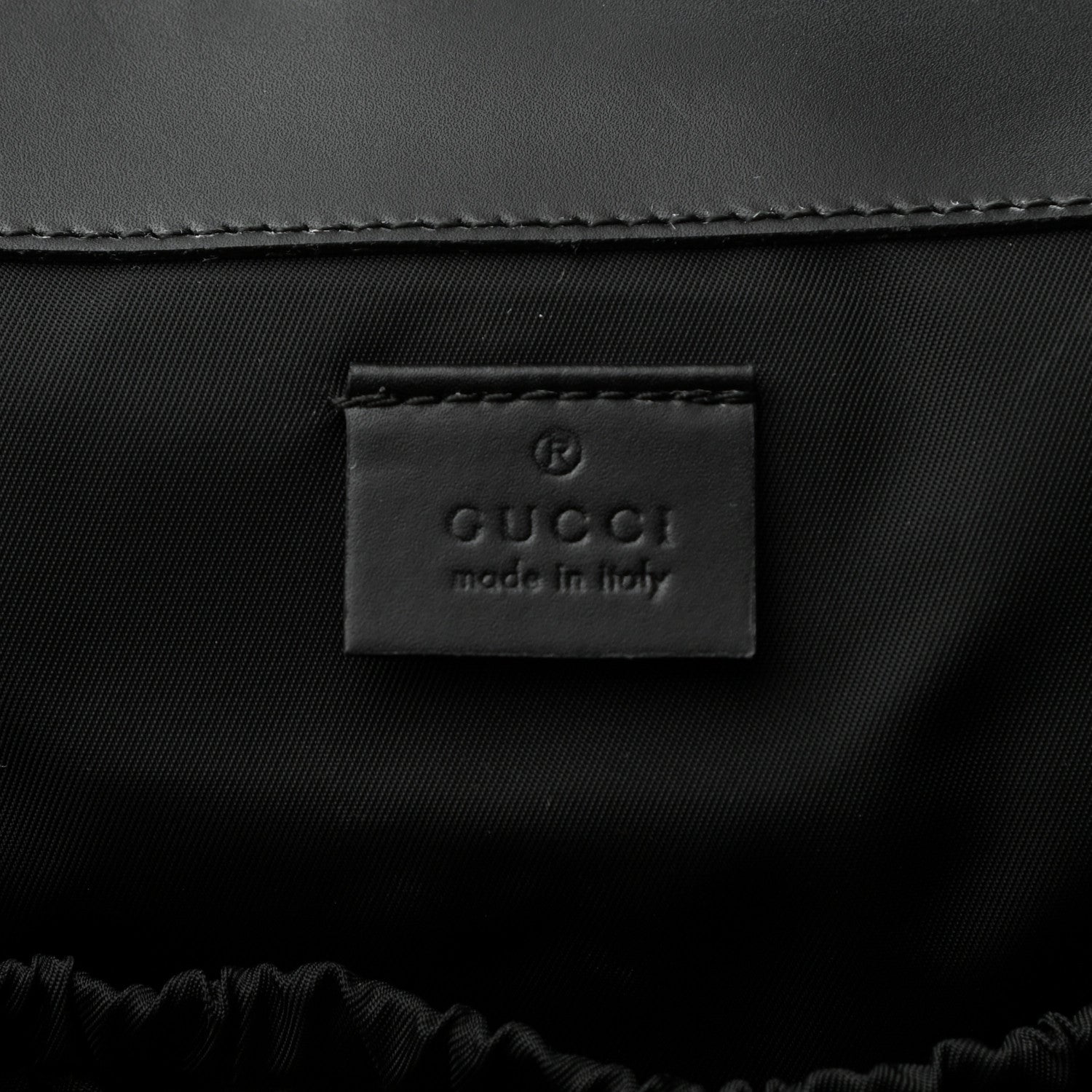 Gucci GG Supreme Monogram Web Messenger Diaper Bag Black Grey 7 of 8