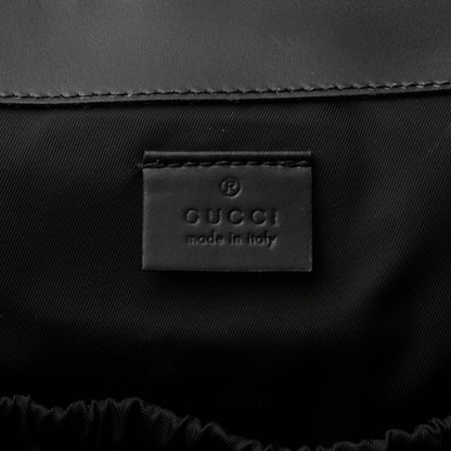 Gucci GG Supreme Monogram Web Messenger Diaper Bag Black Grey 7 of 8