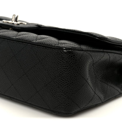 Chanel Caviar Quilted Medium Double Flap Black 11 of 12