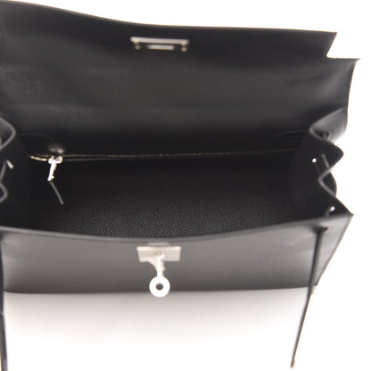 Hermes Epsom Kelly Sellier 28 Black 5 of 10