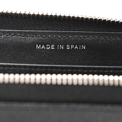 Chanel Caviar Chevron Quilted Mademoiselle Vintage Zip Around Wallet Dark Grey 7 of 8