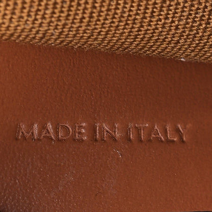 Celine Triomphe Canvas Calfskin Ava Shoulder Bag Tan 6 of 9