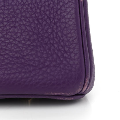 Hermes Togo BIRKIN 30 Crocus 17 of 21