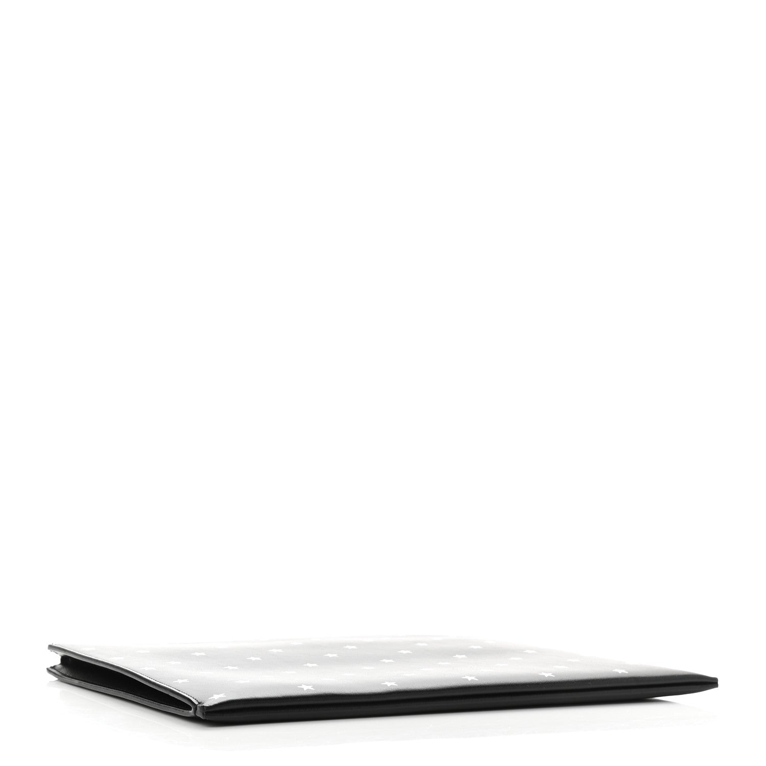 Saint Laurent Calfskin Star Logo Zipped Tablet Pouch Black 4 of 8