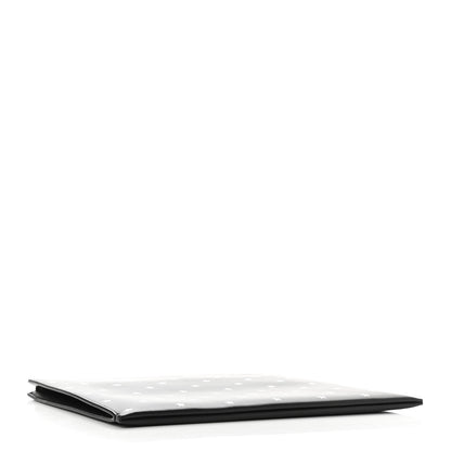 Saint Laurent Calfskin Star Logo Zipped Tablet Pouch Black 4 of 8