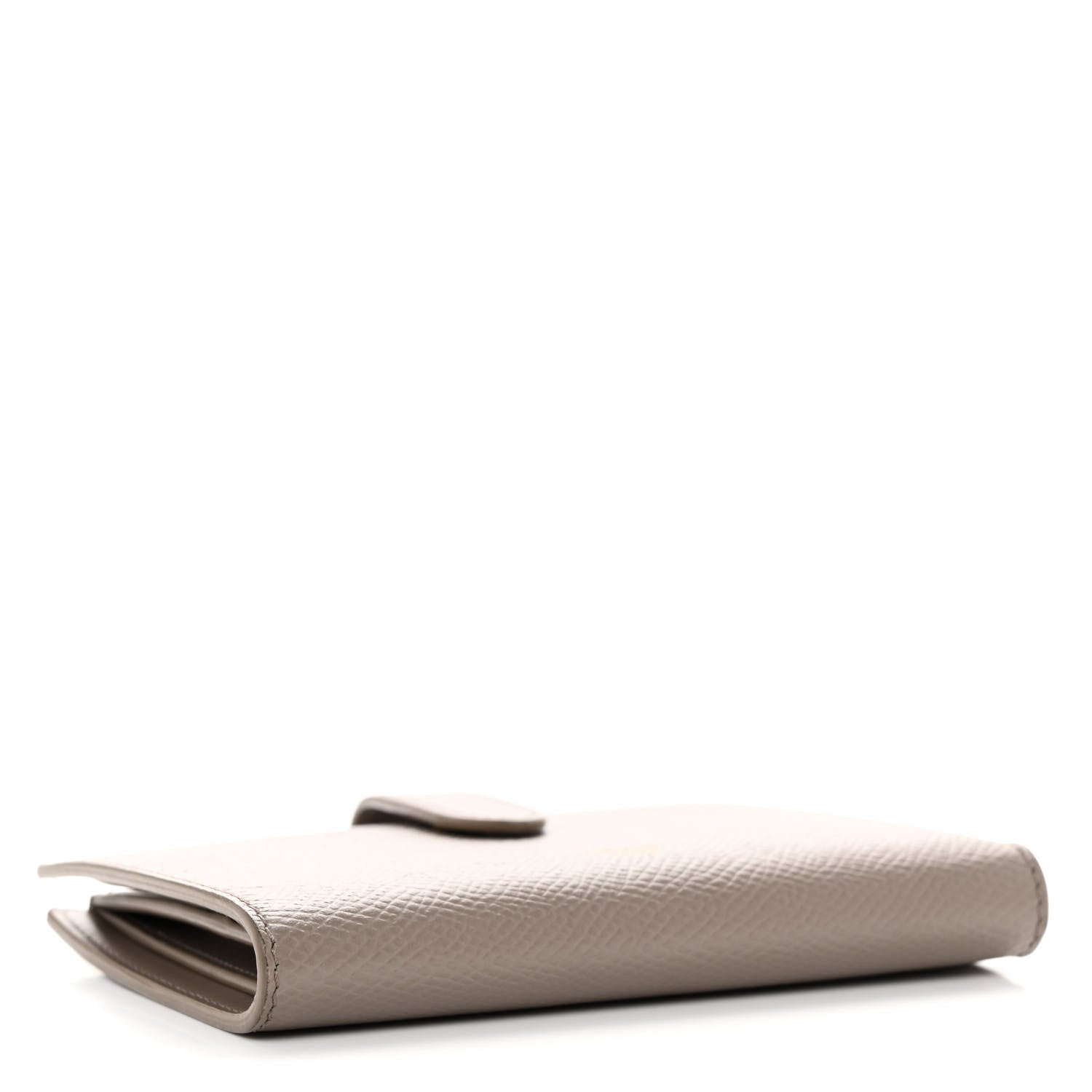 Celine Grained Calfskin Medium Multifunction Strap Wallet Pebble 4 of 14