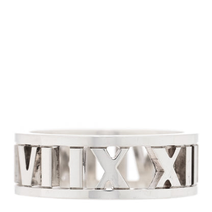 Tiffany Sterling Silver Wide Atlas Open Ring 51 5.75 1 of 5