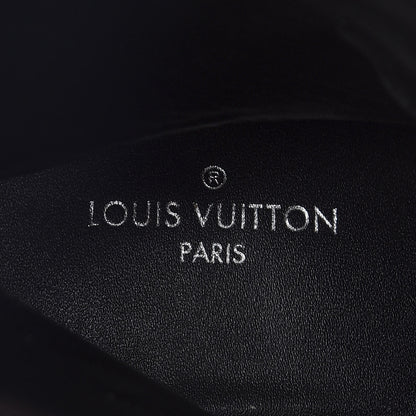 Louis Vuitton Patent Calfskin Monogram Star Trail Ankle Boots 40 Black 8 of 9