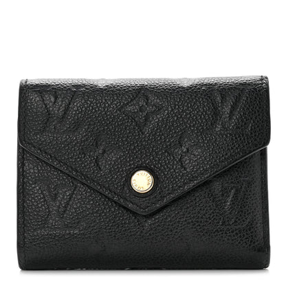 Louis Vuitton Empreinte Victorine Wallet Black 1 of 8