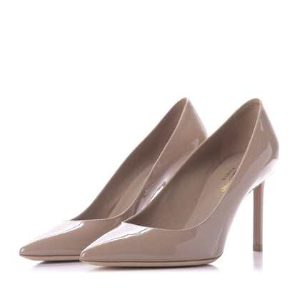 Saint Laurent Patent Anja 85 Pumps 38 Nude 3 of 11