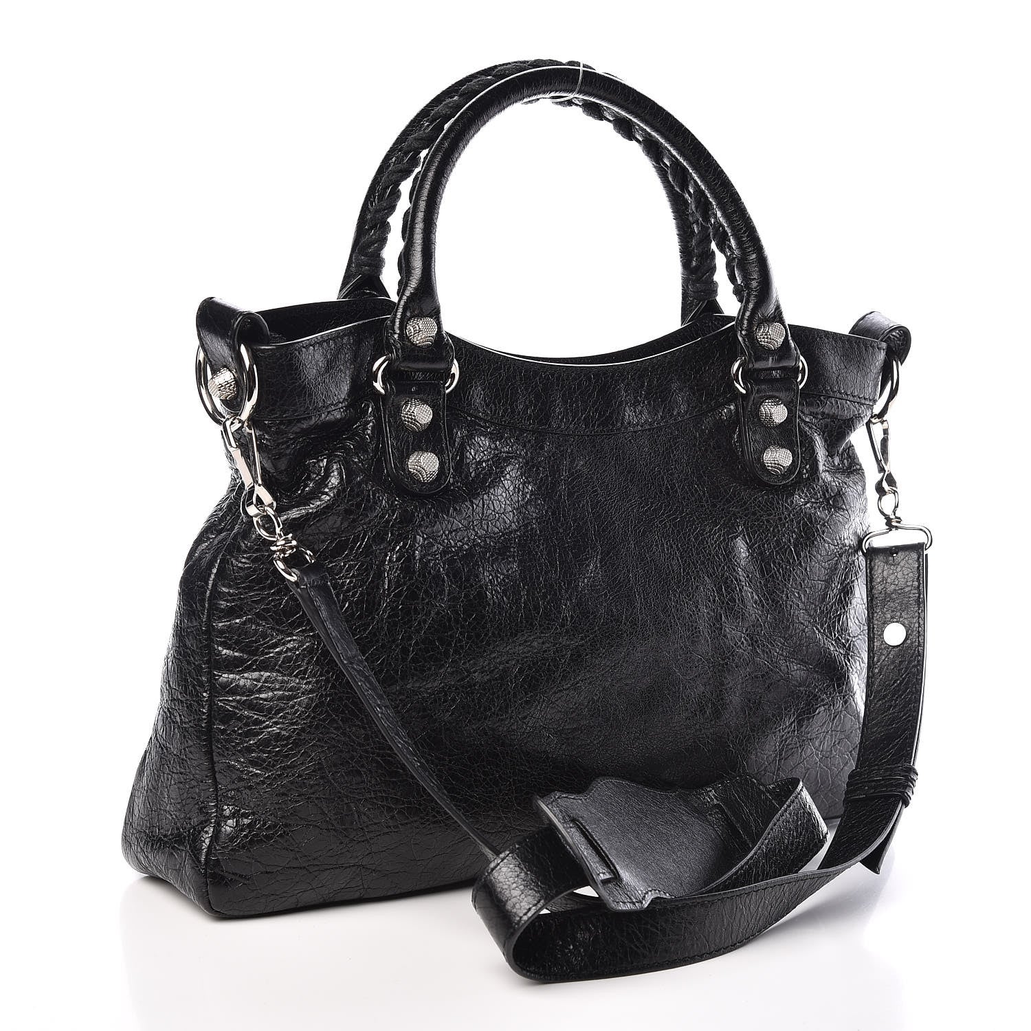 Balenciaga Agneau Giant 12 Silver Hardware Town Black 3 of 9