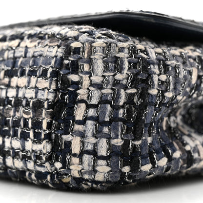 Chanel Tweed Snakeskin Quilted Small CC Filigree Flap Multicolor 10 of 12