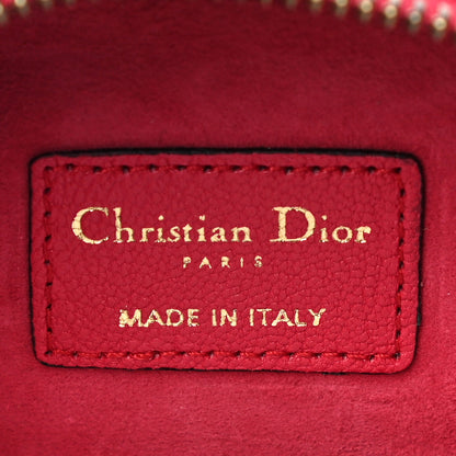 Christian Dior Goatskin Mini Saddle Shoulder Strap Pouch Red 6 of 9