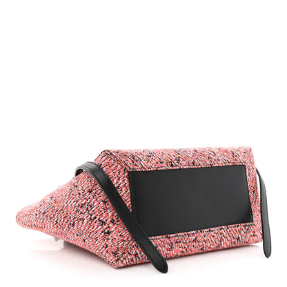 Celine Fuzzy Jacquard Calfskin Micro Belt Bag Red 4 of 12
