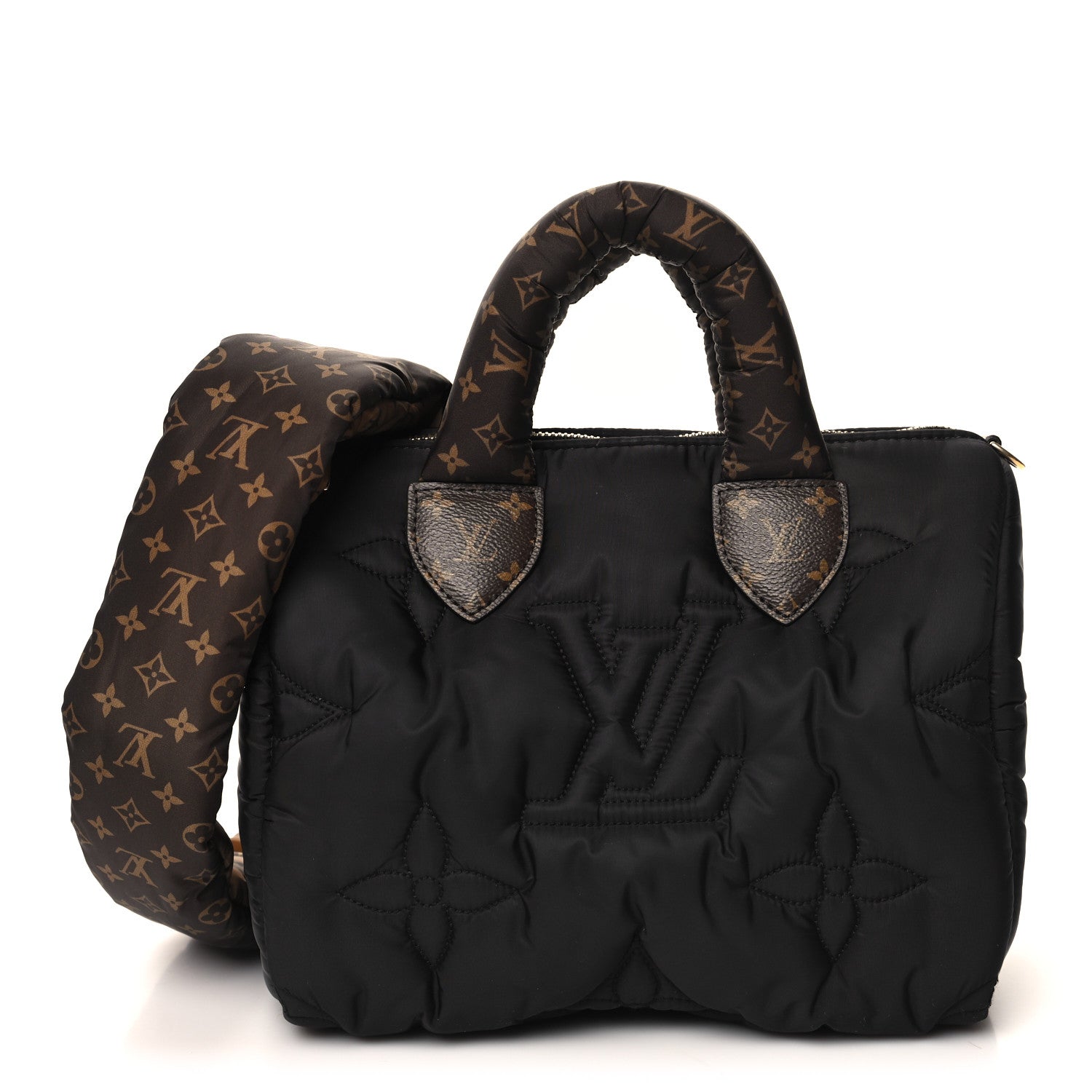 Louis Vuitton Econyl Mini Monogram Pillow Speedy Bandouliere 25 Black 1 of 9