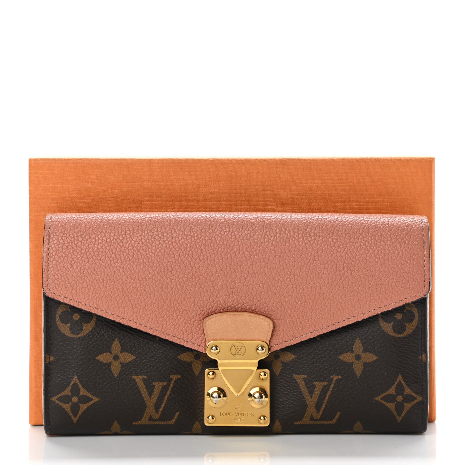 Louis Vuitton Monogram Pallas Wallet Peach 10 of 10