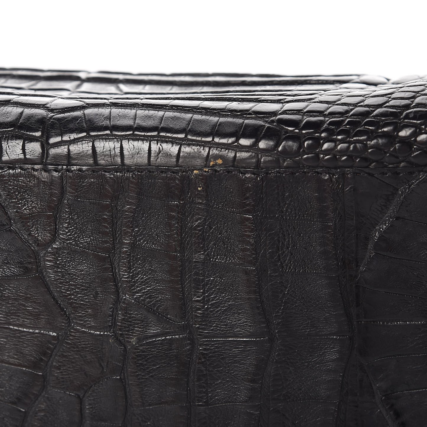 Crocodile Tote Black