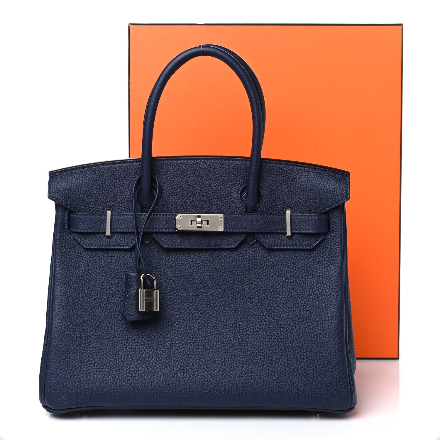 Hermes Togo Birkin 30 Bleu Nuit 11 of 11