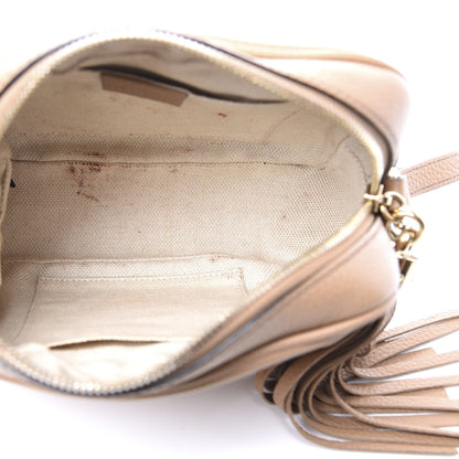 Gucci Pebbled Calfskin Small Soho Disco Bag Camelia 3 of 10
