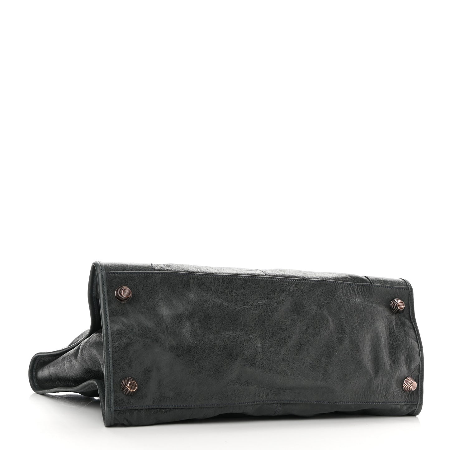 Agneau Giant 21 Rose Gold Hardware Work Anthracite